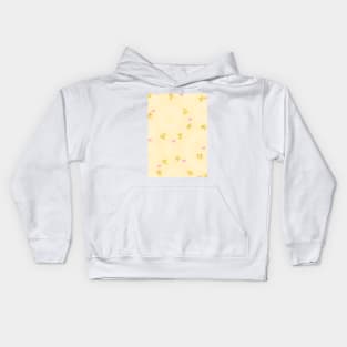 Aesthetic cream patterns Kids Hoodie